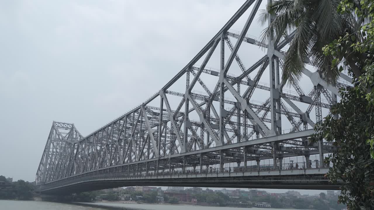 Howrah Bridge in Kolkata, India