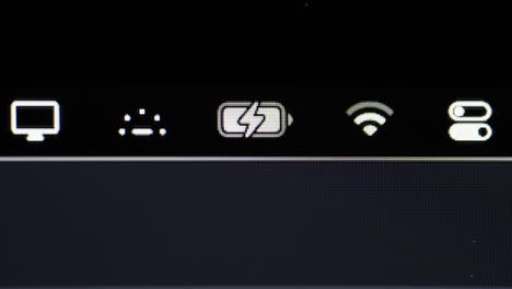 screen icon warning when the computer battery come unplugged