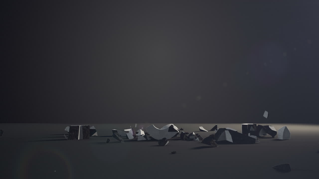 знак доллара падает на черном фоне