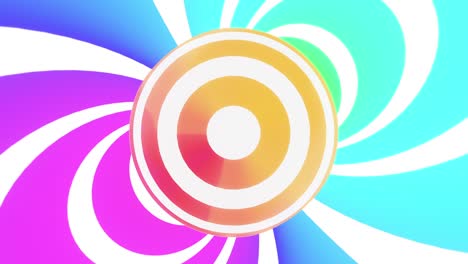 abstract hypnotic animated loop background