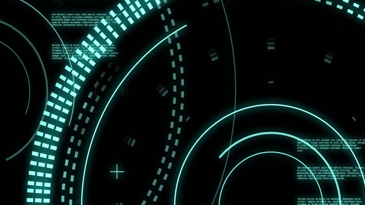 검은 바탕에 스 ⁇  스캐닝과 함께 데이터 처리의 애니메이션