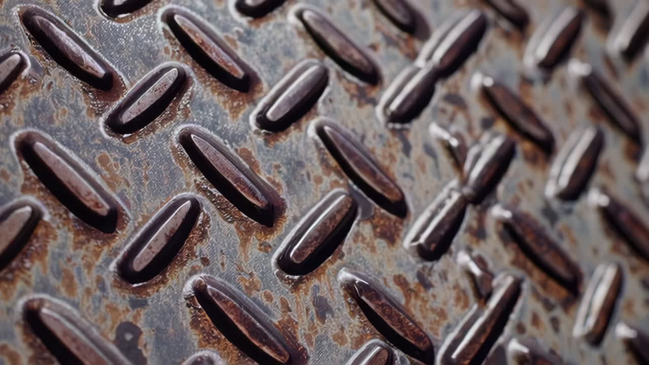 Rusty Diamond Plate Texture