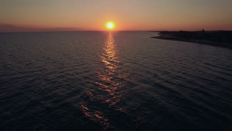 Skyline-seascape-ar-sunset-aerial