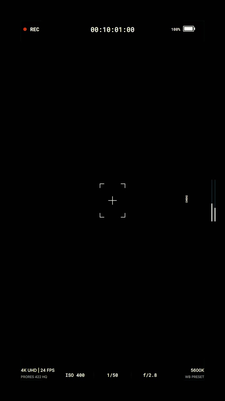 Digital Camera Viewfinder Interface Overlay