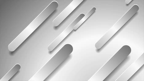 abstracto gris plateado de alta tecnología formas diagonales fondo de movimiento geométrico