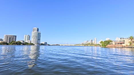 scenic boat ride through gold coast waterways