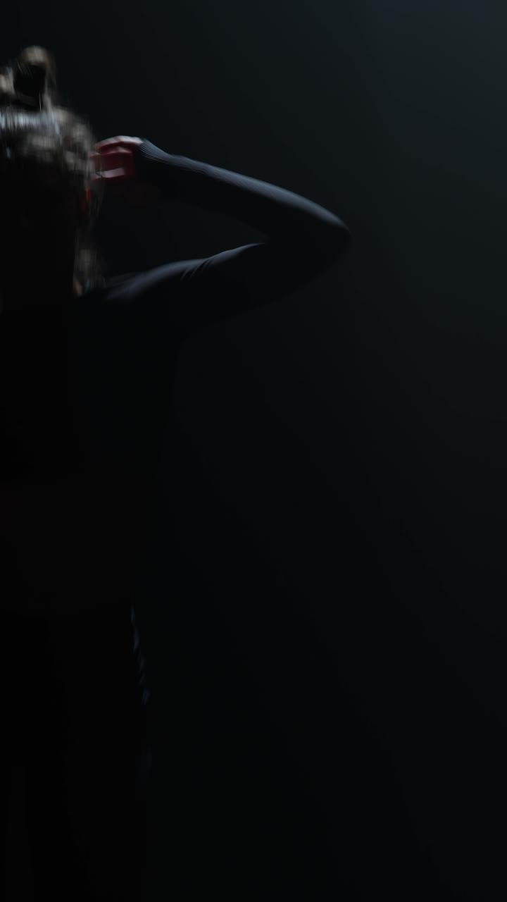 silueta de la danza moderna