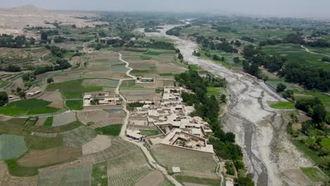 life on the banks of a seasonal stream in khogyani district