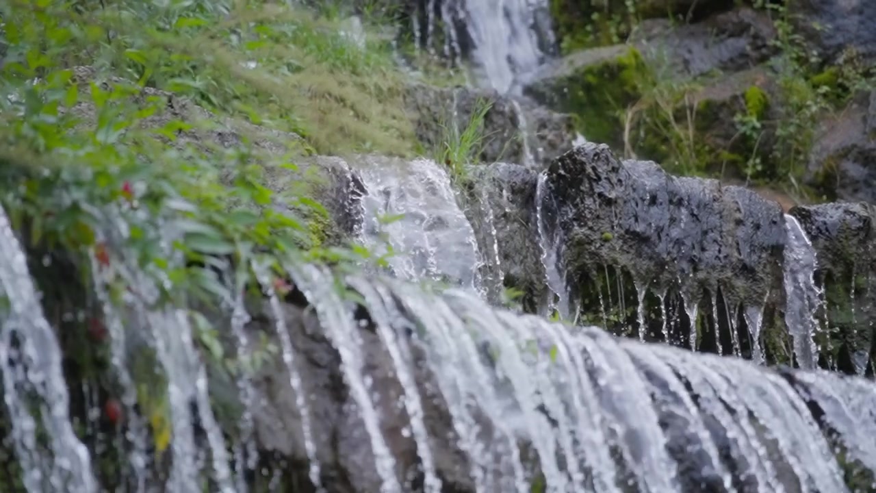 Cascade waterfall between the rocks