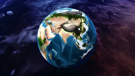 earth in space