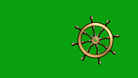 rotating wheel green screen motion graphics