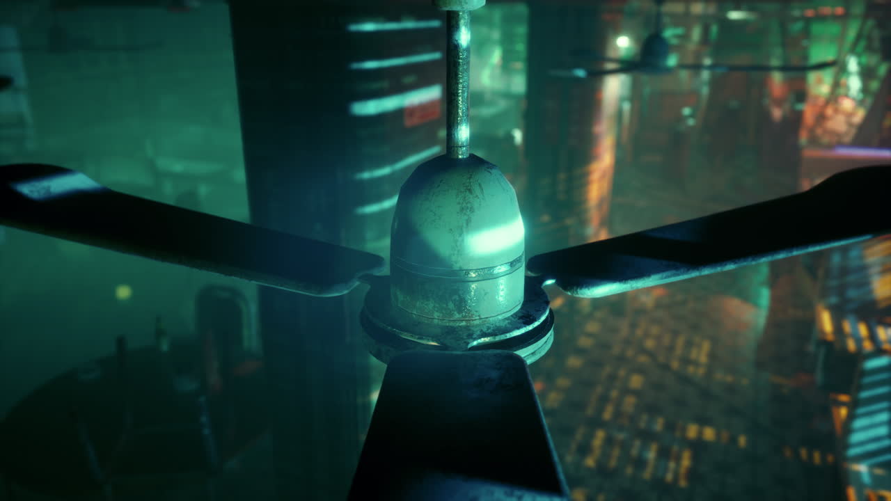 사이버 크 공장의 녹은 천장 팬