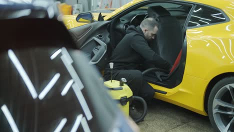 professional car detailing – washing, ceramic coating, and interior cleaning