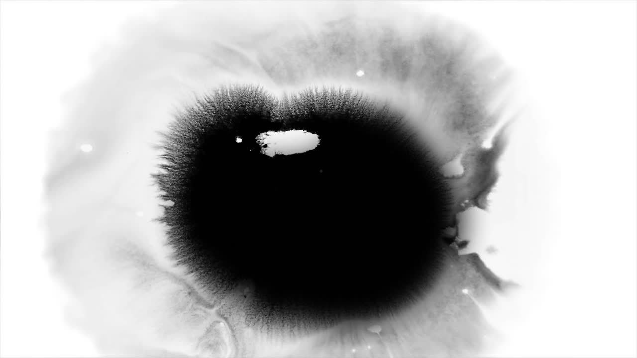 Ink Bloom on White Ink Bleed Bloom 21