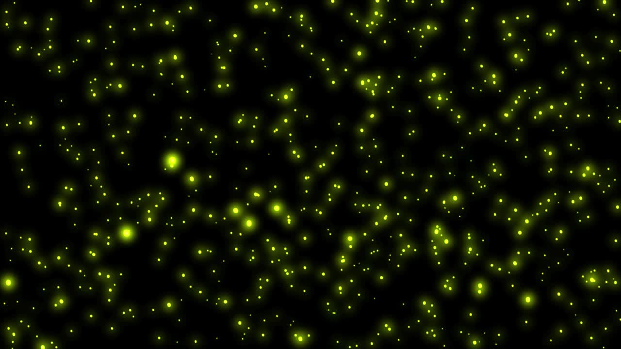 Particelle luminose Animazione di particelle Grafica in movimento