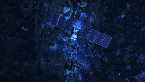 satélite muy realista 4k