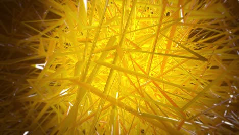 abstract background of many yellow sharp rods