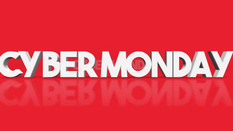 Rollender-Cyber-Monday-Text-Auf-Frischem-Roten-Farbverlauf