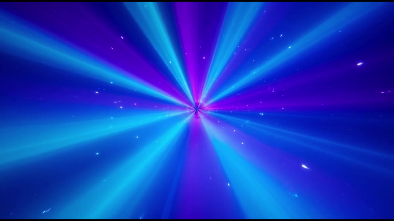 Abstract Motion Background with Blue and Purple Light Rays