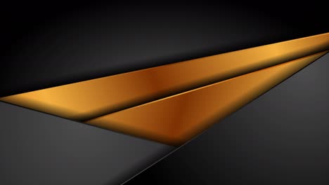 abstract corporate black and golden concept art motion background