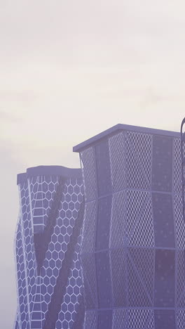marvels of modern architecture showcasing unique designs in a city skyline