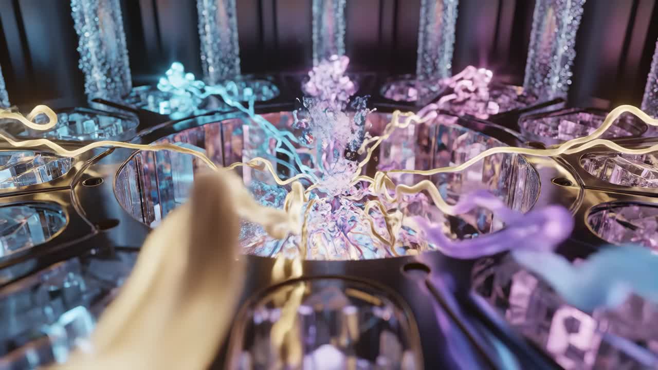 Abstract Scientific Molecular Data Visualization