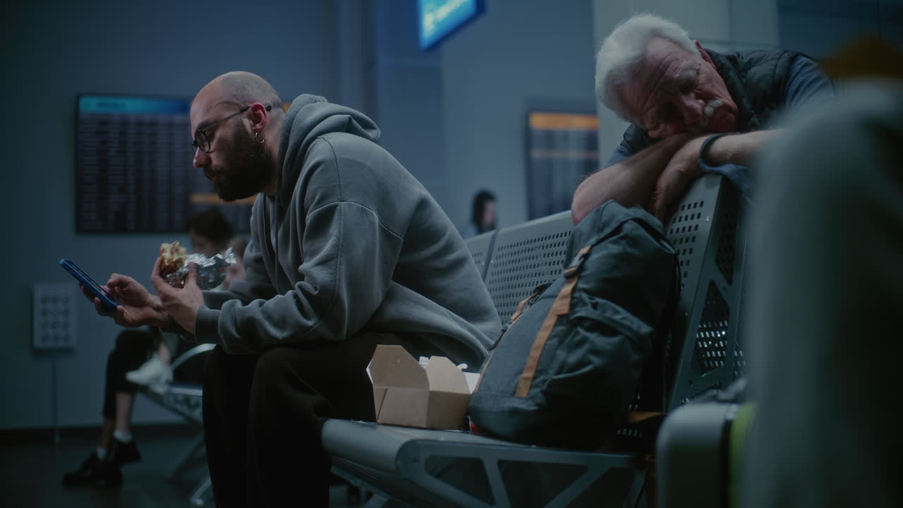 Airport Waiting Passengers