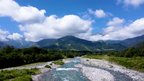 Die-Luftaufnahme-Von-Hakuba