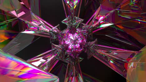 estructura cristalina abstracta