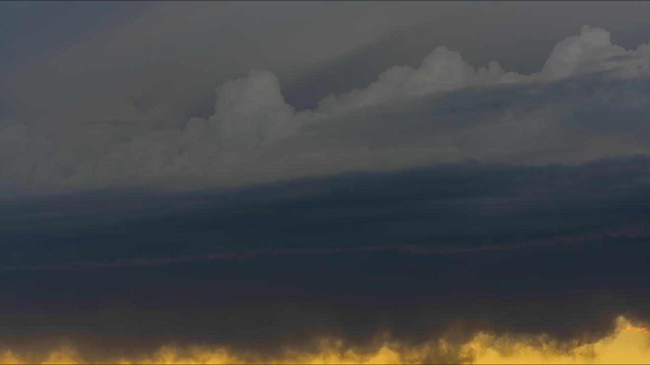 Dramatic Storm Clouds at Sunset