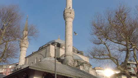 exterior of a mosque in istanbul, turkey