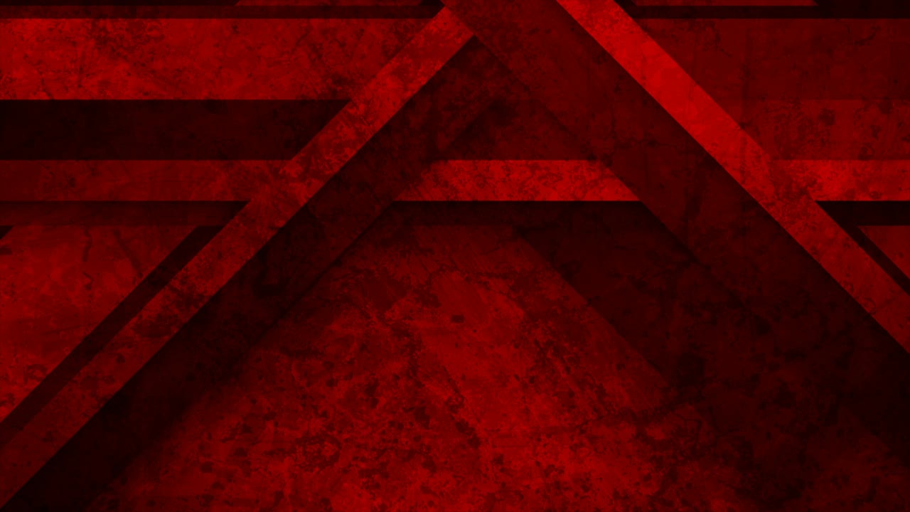 빨간 기하학적 줄무 추상적인 기술 그룬지 모션 배경