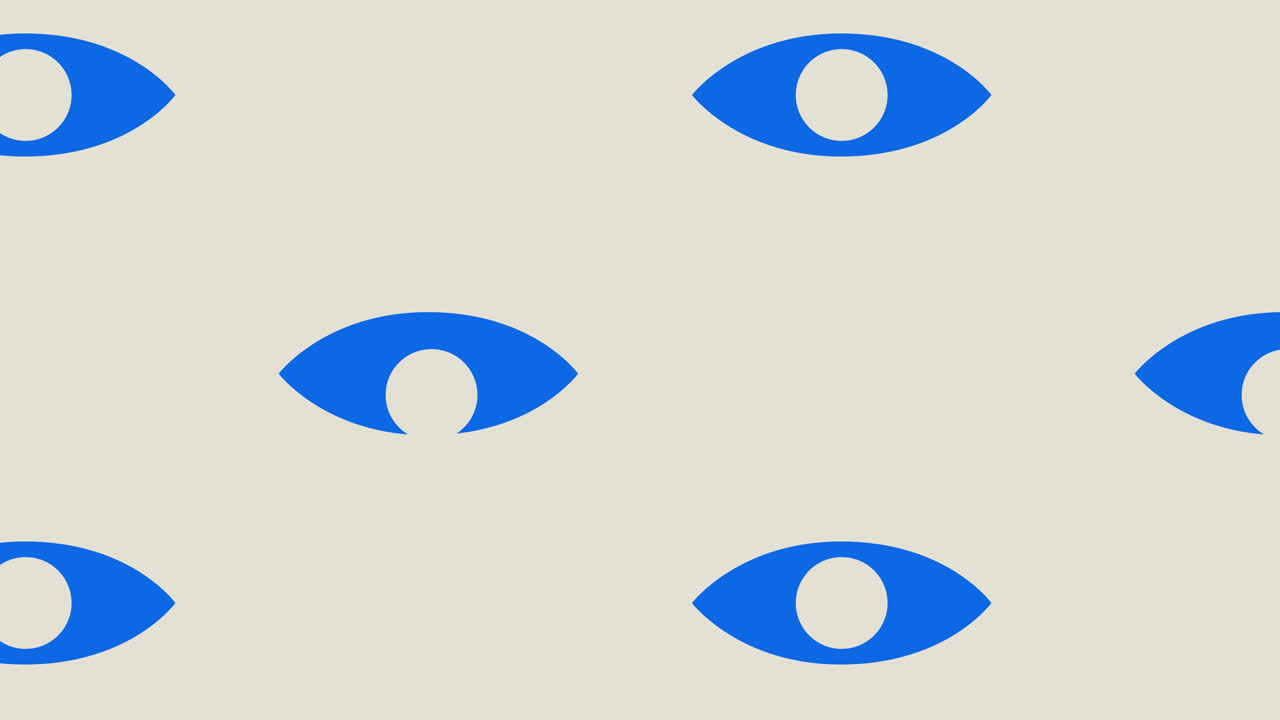 Abstract Blue Eye Pattern
