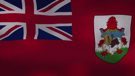 The-Bermuda-national-waving-flag