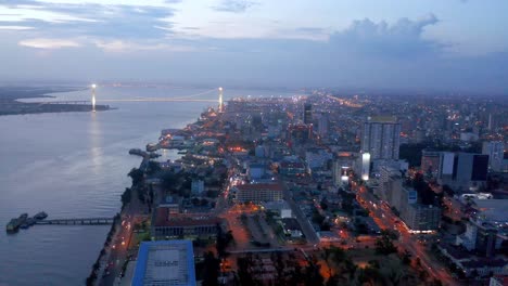 mozambique maputo imágenes de aviones no tripulados 4k