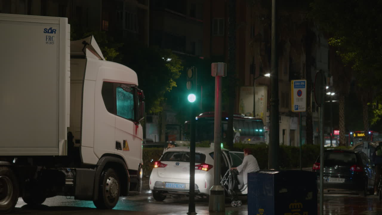 저녁 도시에서의 삶