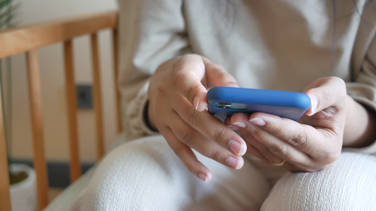 Woman using a smartphone
