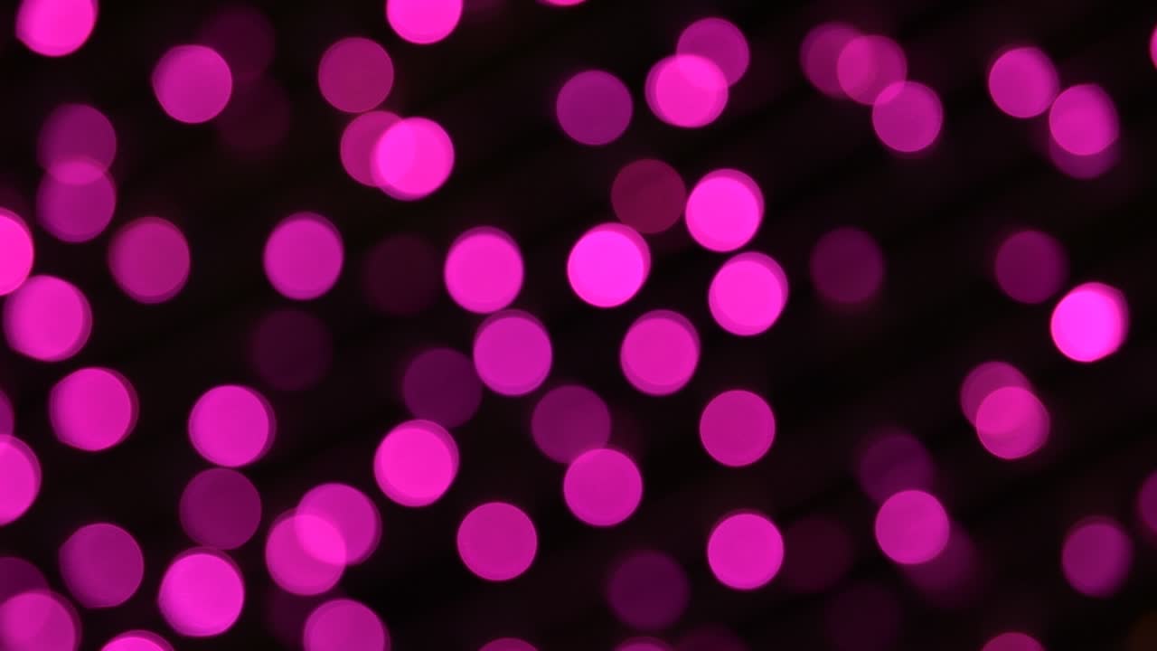 Pink light bulb. Shift focus concept.