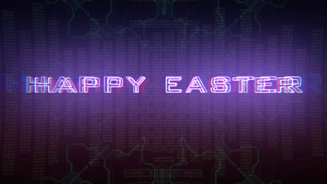 Happy-Easter-with-cyberpunk-HUD-elements-on-computer-screen