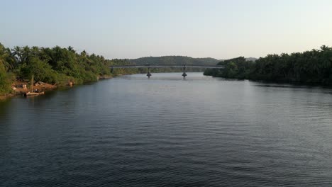 nerur paar bridge on a karli river in malvan konkan