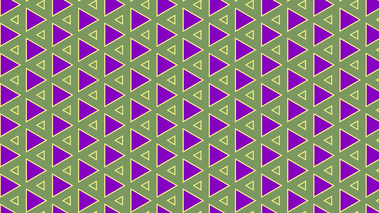 patrón de video gráfico 2d que se mueve hacia la parte inferior derecha con zoom, compuesto de diseños y formas con texturas multicolores.