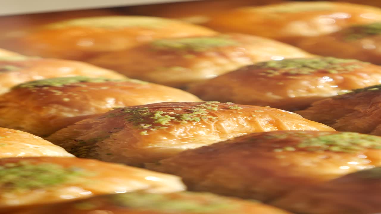 el delicioso baklava.