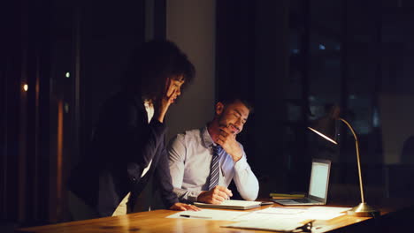 Young-lawyers-working-on-paperwork-for-a-legal