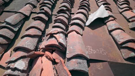 layers turkish style red clay roof tiles traditional bulgarian home