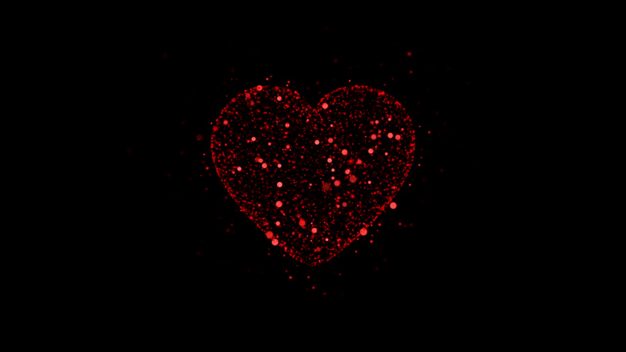 심장 배경, 은 반이는 심장, 루프