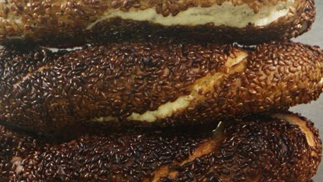 pavo delicioso crujiente llamado simit