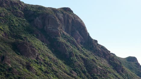 las montañas de topanga canyon en el camino a malibu, california