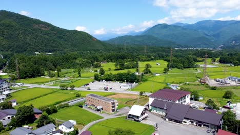 la vista aerea de hakuba