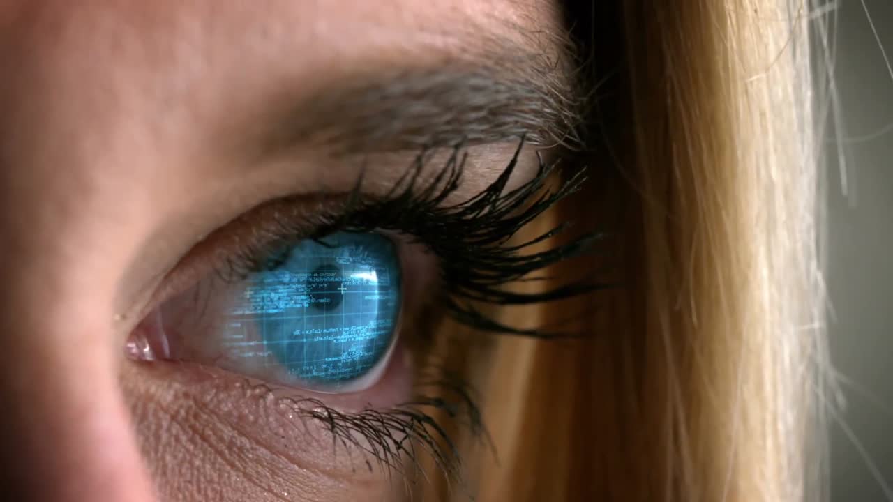 apertura del ojo azul