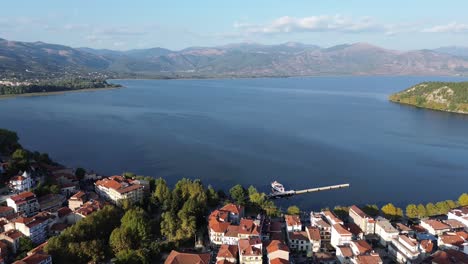 unveiling kastoria lake orestiada in 4k – aerial drone journey in macedonia